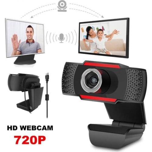 720P 1080P HD Mini Computer PC Webcam Camera With Microphone Rotatable Cameras For Live Broadcast Video Calling Conference Work