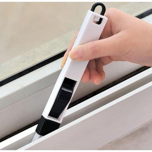 Multipurpose Window Cleaning Brush Keyboard Brushes with Dustpan Clean Up Corners and Gaps Household Cleaning Tool Muti-Color