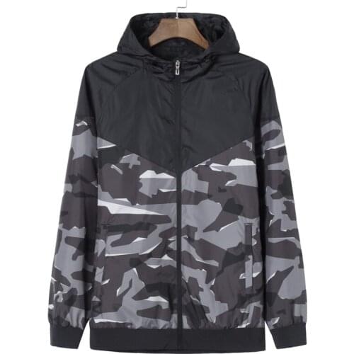 Jacket Men Plus Size 6XL 7XL 8XL Spring Autumn Thin Windbreaker Mens Hooded Bomber Coat Streetwear Boy Zipper Casual Sportswear