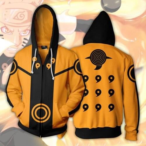 Anime Uzumaki Sasuke Itachi Madara 3D Hoodie Outfit Sweatshirts Men Women Zipper Coat Jacket Cosplay Costume Dropshipping