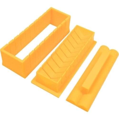 Sushi Making Kit Heart-Shaped Sushi Maker for Beginner Sushi Tool Set Including Round Square Triangle Sushi Mold Fork Spatula