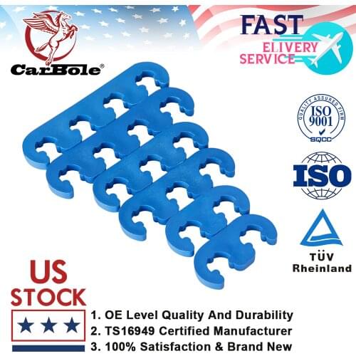 Set Of 6 Blue Plastic Spark Plug Wire Dividers Two 2-Wire/3-Wire/4-Wire Separators 7mm 8mm