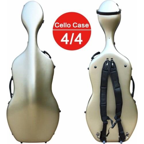 Fullsize Cello Hard Case 4/4 Carbon Fiber High Strength Light/strong