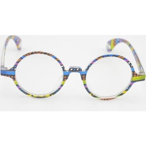 Clear Print Frame Heart Diffraction Glasses