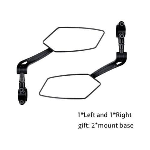 Adjustable Left Right Mirror Bicycle Rear View Mirror Bike Cycling Wide Range Back Sight Reflector