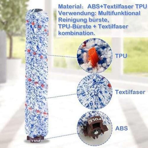 1868 Roller Brush & 1866 Hepa Filter for Bissell Crosswave 1785 Series 17132 Robot Vacuum Cleaner Spare Parts 1608683