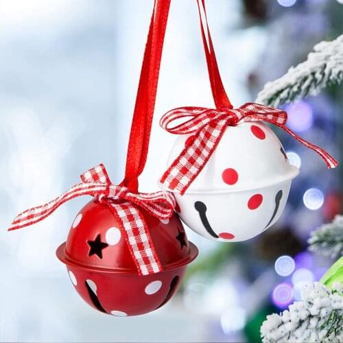 Christmas bells holiday decoration bell pendant iron bells home crafts pendant