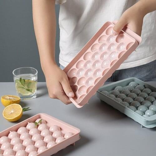 Silicone Ice Cube Maker Tray 3D Diamond Soccer Shaped Silicone Ice Mold Whisky Ice Ball Maker Square Round Ice Mould Bar Tool