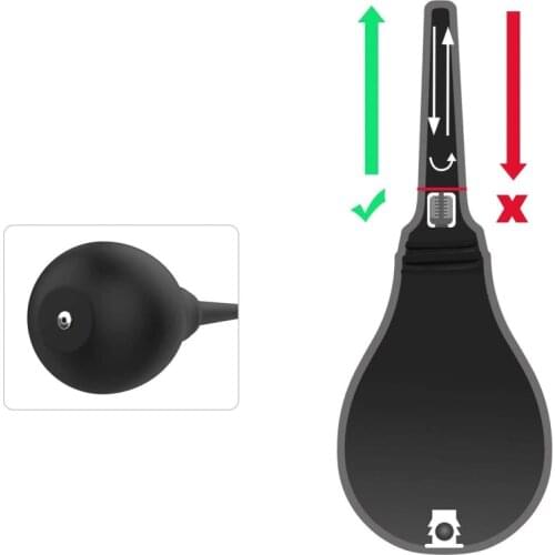 Silicone Non-toxic Enema Bulb Syringe Feminine Cleaning Washing Enema Douche Health Cleaner Men Women Care Tool