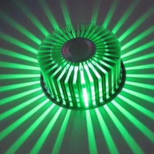 Modern LED Ceiling Light 3W RGB Wall Sconce for Art Gallery Decoration Front Balcony Lamp Porch Light Fixture