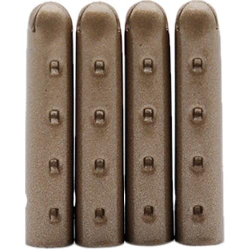 4*23mm old vintage khaki Metal Tips For army boots Shoelace Drawstring Accessories cut outs hiking shoe lace Aglet