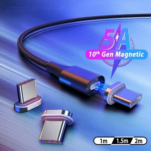 5A Super Fast Charger USB C Cable for Huawei P30 P20 Lite Xiaomi Mi 9 8 Quick Charge 3.0 Type C Charging for Samsung S10 9