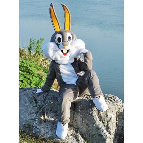 [TML] Cosplay Rabbit and Bugs Bunny Mascot Costume Cartoon character costume Advertising Costume Party Costume Animal carnival