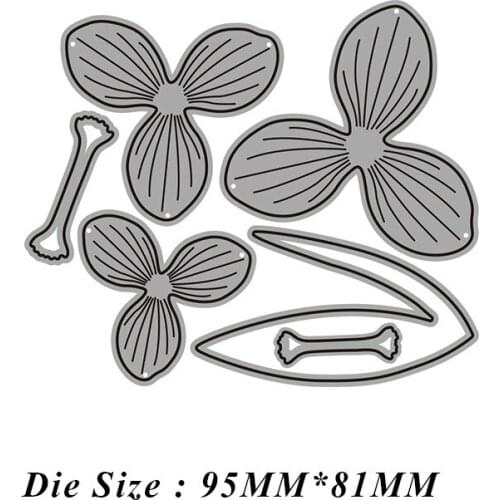 Flower and Leaf Combination Cutting Dies Scrapbooking Craft Mold Cut Die Stencil Handmade Paper Card Make Template Embossing