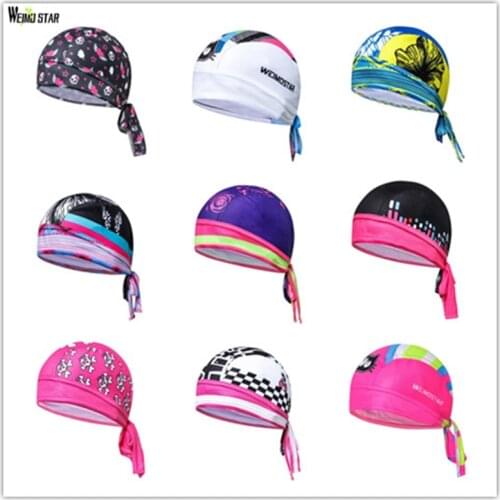 2020 Female Bicycle Scarf Bike Hat Cycling Headwear Women MTB Racing Pirate Headscarf