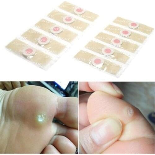10pcs/lot Detox Foot Pads Corn Patches Feet Care Medical Plaster Foot Corn Removal Remover Calluses Plantar Plaster Pain Relief