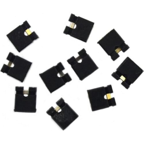 100pcs 2.54mm Jumper Cap Mini Jumper Short Circuit Cap Contion