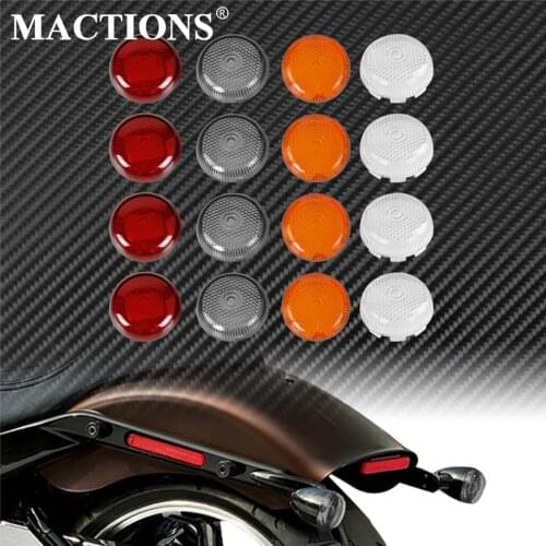 4 x Turn Signal Light Lens Cover Indicator Cover For Harley Touring Electra Glide Road King Sportster XL883 48 Iron Fatboy Dyna