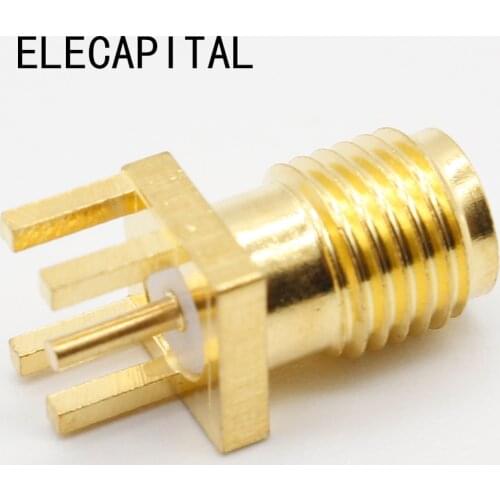 2020 Hot End Launch PCB Mount SMA Female Plug Straight RF connector Adapter 5pcs