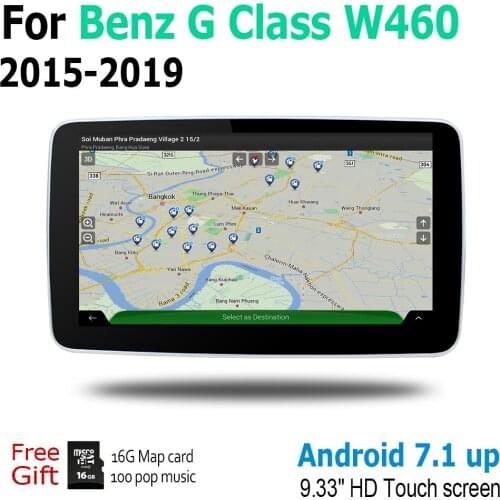 Android Car GPS Navi Map For Mercedes Benz G Class W460 2015~2019 NTG Original Style Multimedia Player Auto Radio