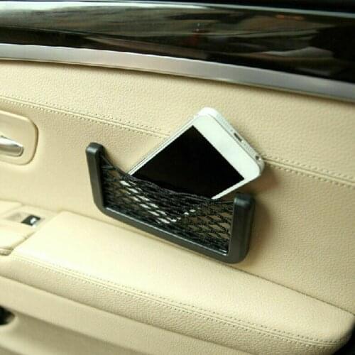 3PCS Car Organizer Seat Handle Side Back Organizer Net Bag Double-Sided Universal Phone Holder Pocket Organizer High Quality