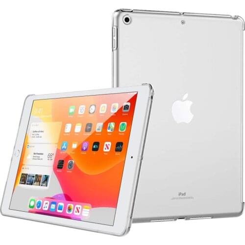 Case for New iPad 10.2 2019 Shockproof Silicon TPU Bumper Transparent Rubber Back Cover for iPad 7th Gen 10.2"2019 Capa Case