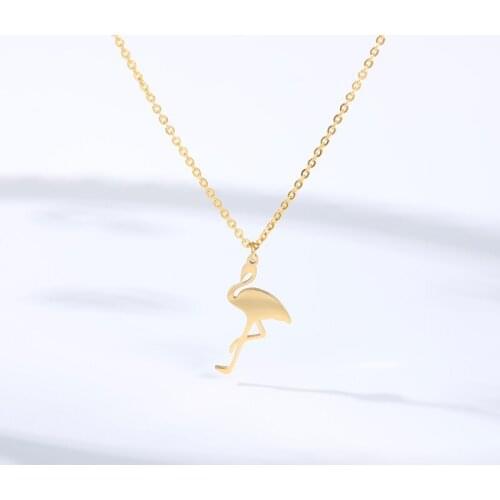 Tiny Heart Choker Ketting Voor Vrouwen goud Zilver Ketting Little Swan White Crane Hanger op hals Bohemian Chocker Ketting