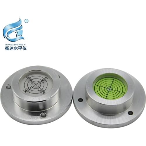Flange level bubble high precision level meter metal level bubble 60*40*17mm