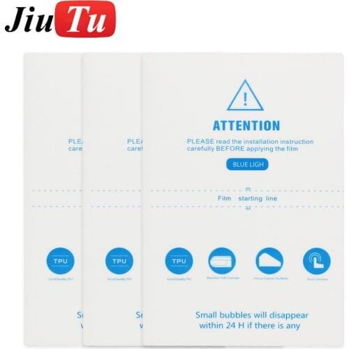 Flexible Films For Mobile Phone Watch Tablet Front Glass Back Cover Protection Hydrogel Films And Cutting Machine