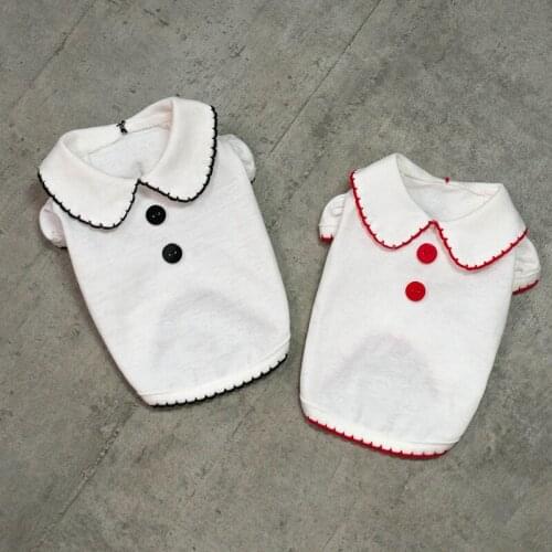 Cotton Dog Shirt Cat Chihuahua Doggie Puppy Small Dog Costumes Apparel Yorkshire Terrier Pomeranian Shih Tzu Maltese Clothes New