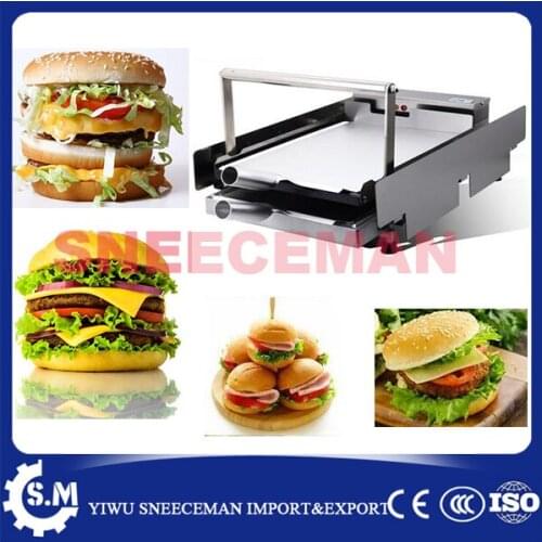 Commercial Double deck plate baking machine Hamburger Machine Dryer Charter machine Large Aluminum Plate Hamburger machine