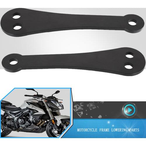 FOR Loncin Voge 500R 500DS 300R 300AC 650DS Stain Steel Motorcycle Parts Lowering Link Kit Frame Height Adjustment Accessories