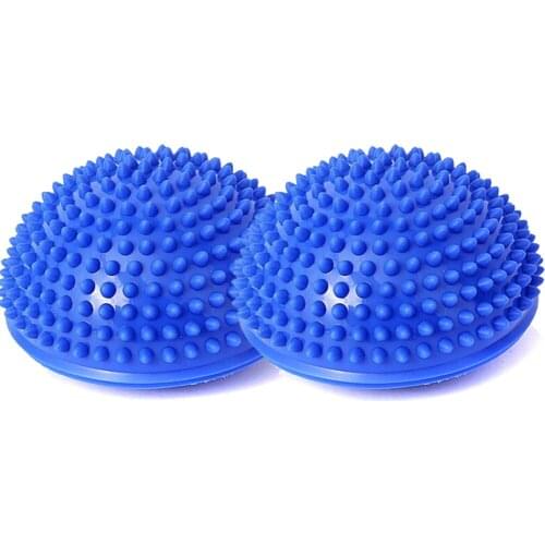 Half Sphere Yoga Balls PVC Massage Exercises Trainer Balancing Ball for Gym Pilates Sport Fitness Health Care EK-New