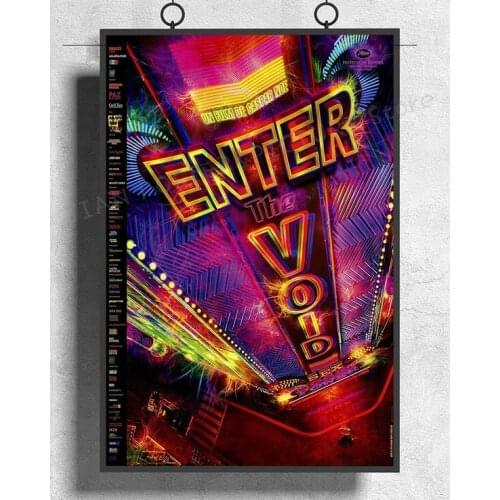 NJ673 ENTER THE VOID Movie 2009 Gaspar Noe Wall Sticker Silk Poster Art Home Decoration