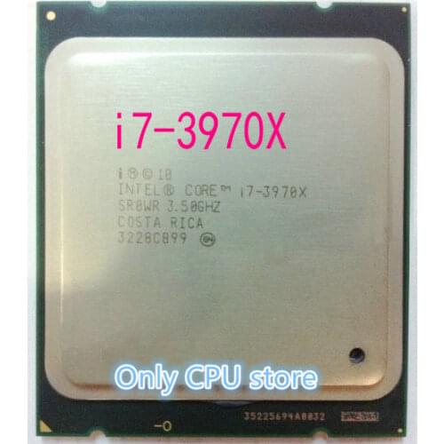 Original i7-3970X i7 3970X CPU Processor 3.5GHZ 2011 pin Six Core 32nm 150W scrattered pieces free shipping