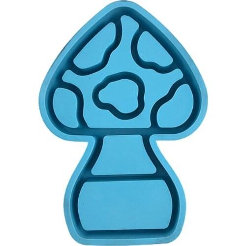 Mushroom Storage Shelf Epoxy Resin Mold Display Stand Silicone Mould DIY Craft Jewelry Organizer Trinket Holder Rack Cast Tool