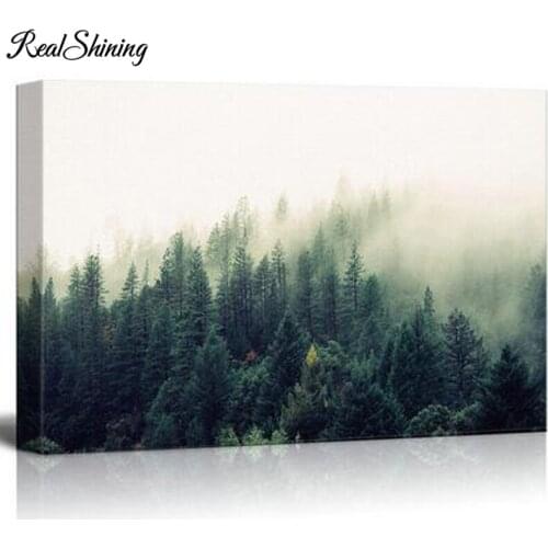 Картины по номерам пейзажи RealShining China At AliExpress