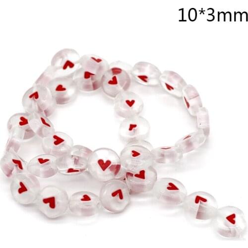 Hot Selling Pink Heart Fashion Millefiori Round Shape Lampwork Glass Beads Pink Color for Necklace Bracelet DIY Jewelry Making