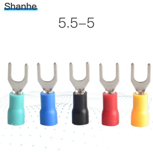 SV5.5-5 Furcate Pre-insulating Terminal Type TO Cold pressed terminals Cable Connector Wire Connector