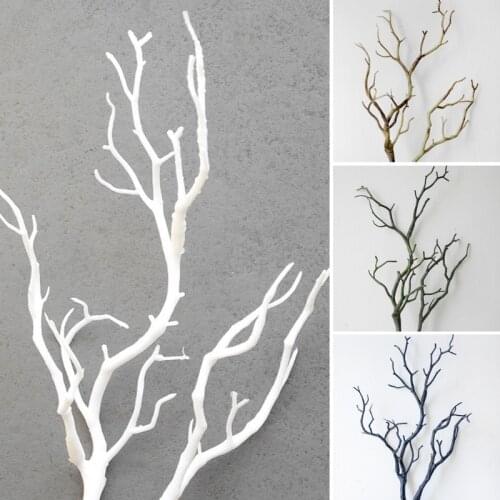 Wedding Decoration Peacock Coral Branches Plastic Artificial Plants Dried Tree D0AC