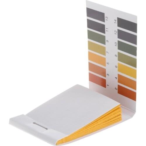 80 Pcs Test Paper 1-14 PH Solution Strips Litmus Tool Kit Indicator Aquarium Pond