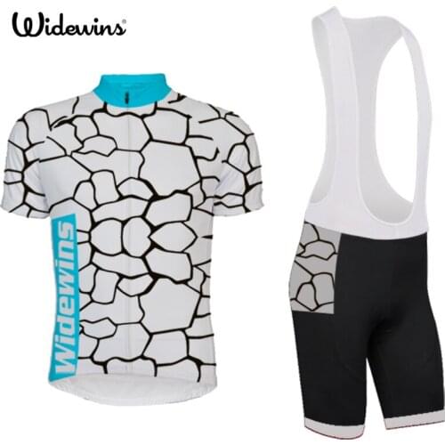 Widewins 2018 Cycling Jersey Set Bicycle Clothes Maillot Ropa Ciclismo Breathable Short Sleeve Mans Bike Clothing Set 5289
