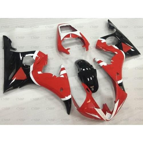 YZFR6 2003 - 2005 Bodywork for YAMAHA YZFR6 03 04 Motorcycle Fairing for YAMAHA YZFR6 03 04 Black Red Abs Fairing