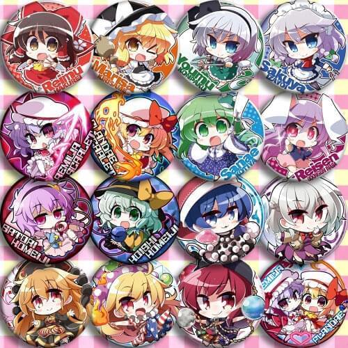 58MM Anime Shingeki no Kyojin Attack on Titan Cosplay Badge Cartoon Brooches Pins Collection bags Badges for Backpacks Clothes