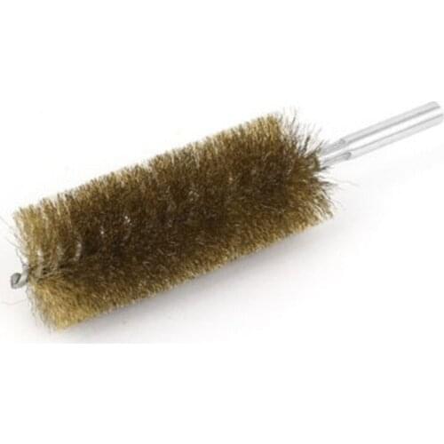 1 pc 40mm Brush Dia 16cm Length Copper Wire Tube Brushes Cleaning Tool
