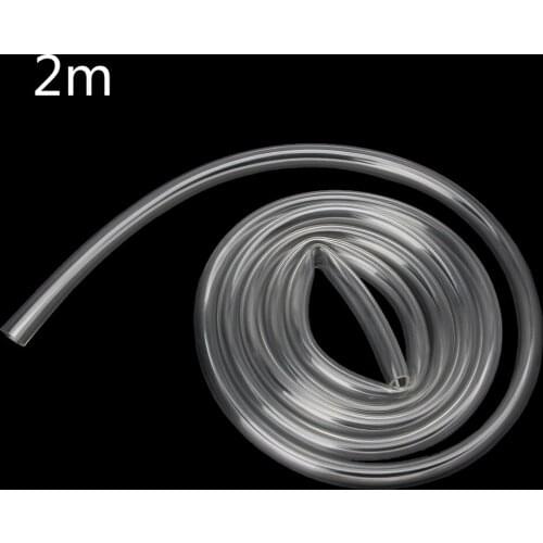 2m High Quality Transparent Soft Plumbing Hoses PVC Tube 9.5X12.7mm Pipe Water Pump Flexible Tube for Computer PC Water Cooling
