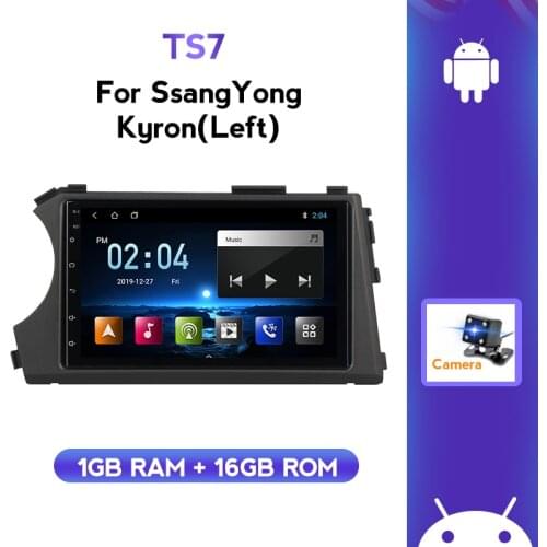 Android 8.1 1G RAM 7INCH Car Autoradio For Ssang Yong SsangYong Kyron Actyon 2005 - 2013 GPS Navi Stereo DVR Left Frame No DVD