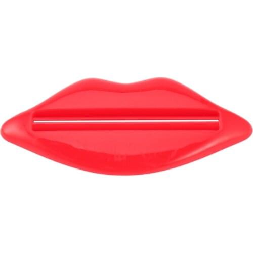 Sexy Lip Kiss Bathroom Dispenser Toothpaste Cream Squeezer Tube Easy Press Toothpaste Home Safe Tool Accessories