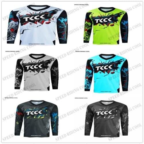 TKCK Mountain Bike Motocross mtb sports team mountain sweatshirt bike jersey Enduro BMX DH MTB cycling jersey Motocross para