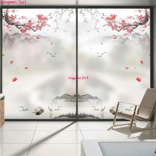 Customized Household Window Glass Insulation Film Shading Paper Toilet Opaque Matte Stickers Window Paper Film Cricut Cameo Diy